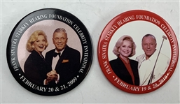 A Set of Six Frank Sinatra Celebrity Invitational Commemorative Pinback Buttons 2004-2010