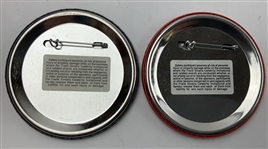 A Set of Six Frank Sinatra Celebrity Invitational Commemorative Pinback Buttons 2004-2010