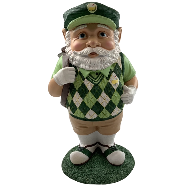 2016 Masters Tournament Ltd Ed Golfer Gnome w/Argyle Sweater in Original Box! - Rare