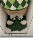 2016 Masters Tournament Ltd Ed Golfer Gnome w/Argyle Sweater in Original Box! - Rare