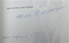 Moe Norman Signed 1989 'The Natural Golf Swing' by McClelland & Stewart JSA ALOA