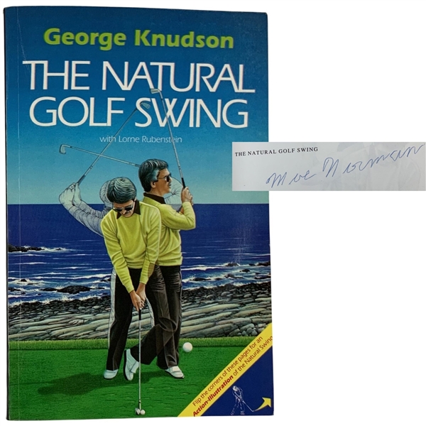 Moe Norman Signed 1989 The Natural Golf Swing by McClelland & Stewart JSA ALOA