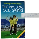 Moe Norman Signed 1989 The Natural Golf Swing by McClelland & Stewart JSA ALOA