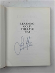 A Collection of Signed Golf Books by Sandy Lyle, Tony Jacklin, Tom Weiskopf, and Doug Ford JSA ALOA