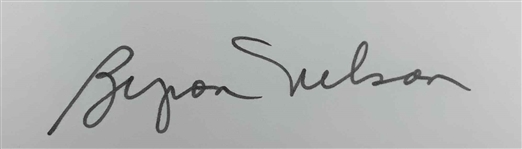 Byron Nelson Signed 1973 Winning Golf Limited Edition #150/500 Book JSA ALOA