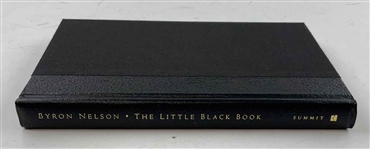 Byron Nelson Signed The Little Black Book. Summit Publishing Group, 1995. First Edition JSA ALOA