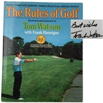Tom Watson Signed The Rules of Golf. Times Books, 1988. First Edition JSA ALOA