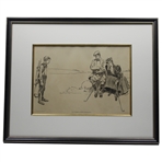 1897 Life Publishing Company "Is A Caddy Always Necessary" - Framed