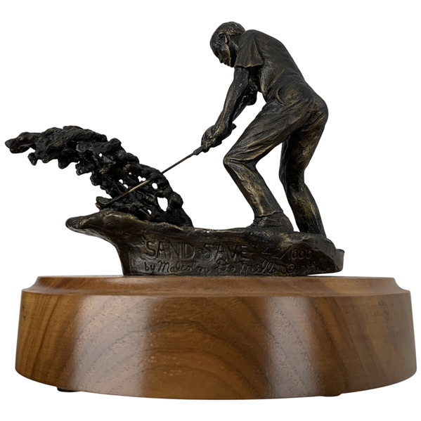 Malcolm DeMille Sand Save Bronze Golfer Sculpture Number 42 of 1000