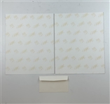 A Trio of Golf Memorabilia Including Jack Nicklaus and Arnold Palmer Photographs and a Dual Signed Bobby Jones Commemorative Postal Cover JSA ALOA