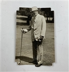Two International News Photos Silver Gelatin Press Photographs of John D. Rockefeller, Sr. Playing Golf, 1929