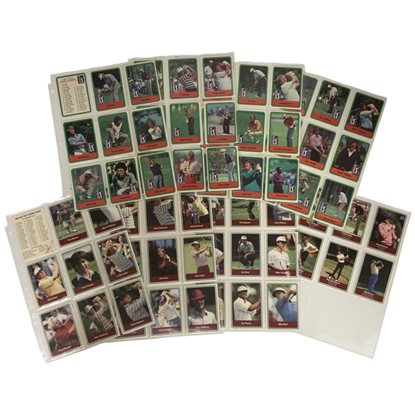 1985 Miller Press & 1982 Donruss Golf Trading Cards Including Jack Nicklaus, Seve Ballesteros & Fred Couples
