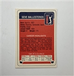 1985 Miller Press & 1982 Donruss Golf Trading Cards Including Jack Nicklaus, Seve Ballesteros & Fred Couples