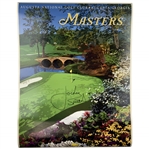 Jordan Spieth Signed Masters Tournament Commemorative Poster of the 12th Hole at Augusta National JSA ALOA