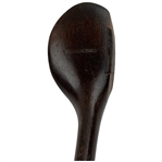 Early Left-Handed Spalding Spliced Neck Hickory Shaft Brassie Golf Club