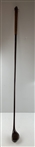 Early Left-Handed Spalding Spliced Neck Hickory Shaft Brassie Golf Club