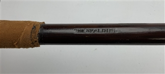 Early Left-Handed Spalding Spliced Neck Hickory Shaft Brassie Golf Club