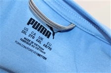 John Daly Signed Light Blue Puma Longsleeve Shirt JSA ALOA
