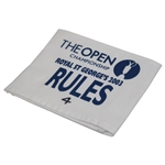 2003 The OPEN Championship at Royal St. Georges Rules Armband