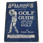 1922 Spaldings Athletic Library Vol. 1 No. 10 Book by James Braid 