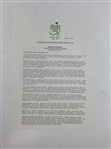 Jack Nicklaus Signed Collection of 1986 Masters Tournament Official Press Releases JSA ALOA