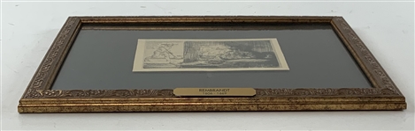 Rembrandt van Rijn, The Golf Player, Posthumous Etching