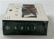 2001 Upper Deck Premiere Edition Golf Factory Sealed Hobby Box