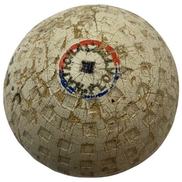 Antique Square Mesh Pattern Golf Ball