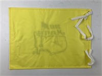 Arnold Palmer Signed 2011 Masters Tournament Embroidered Flag JSA #BA38054