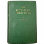 1931 The Boys Life of Bobby Jones by O.B. Keeler 1st Ed Book