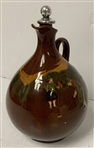 1920’s Royal Doulton Golfer Themed Kingsware Wine Jug w/ Stopper