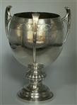 c.1930 South African Ladies Golf Union Sterling Silver Three Handled Loving Cup Trophy - Heavy