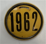 Two Vintage Items Including California Golf Association Medallion and 1962 Derryfield Country Club Bag Tag