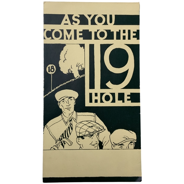 Lewis Golf Suit Underwear Advertising Pamphlet with Original Fabric Swatch, circa 1930s