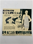 Lewis Golf Suit Underwear Advertising Pamphlet with Original Fabric Swatch, circa 1930s