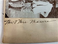 A Trio of Early 20th Century Sepia Toned Gelatin Silver Photographs of Mrs. Caroline  Manice Golfing
