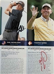 Rory, Watson, Norman, DJ & Many More Signed 2014 Open Program Profile Pages JSA ALOA