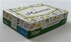 Set of Titleist Pro V1 Masters Concessions Commemorative Golf Balls