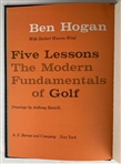 1957 'Ben Hogan's Five Lessons' 1st Edition Deluxe Book in Slipcase
