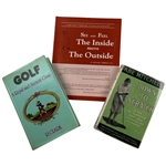 Three Volumes of Golf Literature, including Mitchell, Clark, and Hebron (Signed) (DJ)