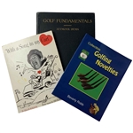 Golf Fundamentals, With a Song in my Cart and Golfing Vovelties Books