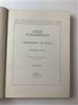 Golf Fundamentals, With a Song in my Cart and Golfing Vovelties Books