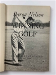A Collection of Golf Instructional Books by Sam Snead, Byron Nelson, Bobby Jones, and Arnold Palmer.