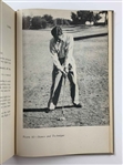 A Collection of Golf Instructional Books by Sam Snead, Byron Nelson, Bobby Jones, and Arnold Palmer.
