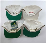 Collection of Four Signed Golf Hats Including Masters Tournament and ABC Sports JSA ALOA